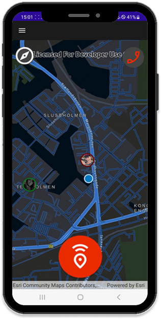 Night Knight map view